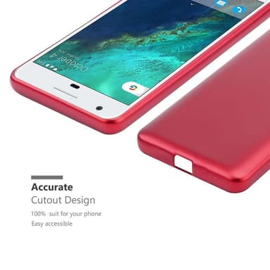 Skal Google PIXEL Fodral Case (Röd)
