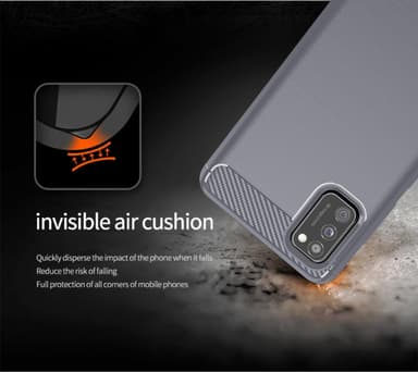 Samsung Galaxy A41 Skal Fodral Case (Grå)