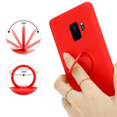 Skal Samsung Galaxy S9 Fodral Case (Röd)