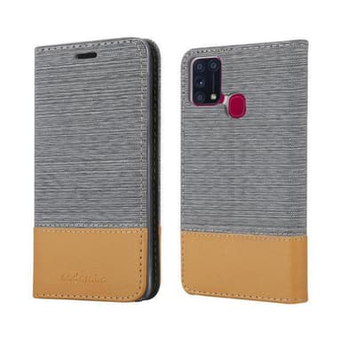Samsung Galaxy M31 Plånboksfodral Skal (Grå)