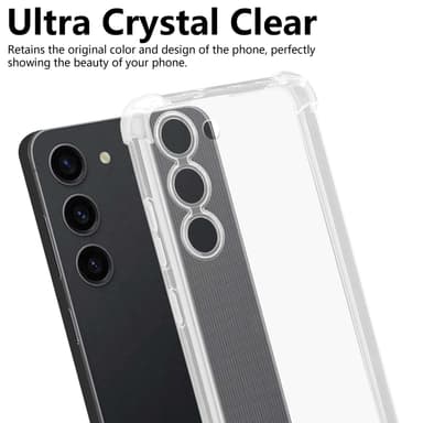 Samsung Galaxy S23 Skal Fodral Case (Genomskinlig)