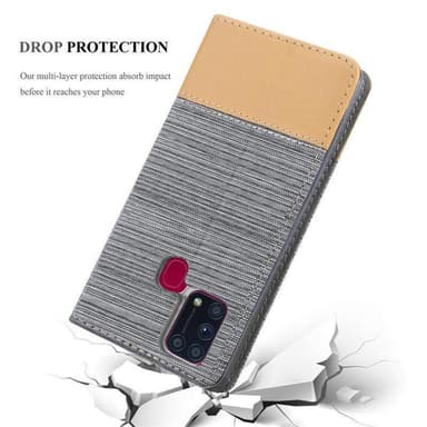 Samsung Galaxy M31 Plånboksfodral Skal (Grå)