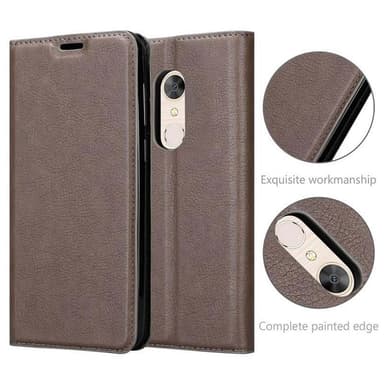Alcatel 5 Skal Fodral Case (Brun)