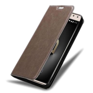 Alcatel 5 Skal Fodral Case (Brun)