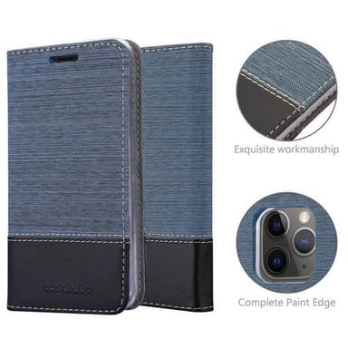 iPhone 11 PRO MAX Plånboksfodral Skal (Blå)