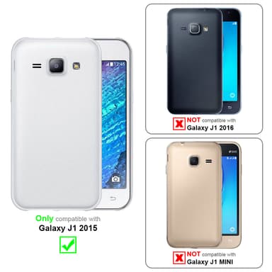 Skal Samsung Galaxy J1 2015 Fodral Case (Svart)