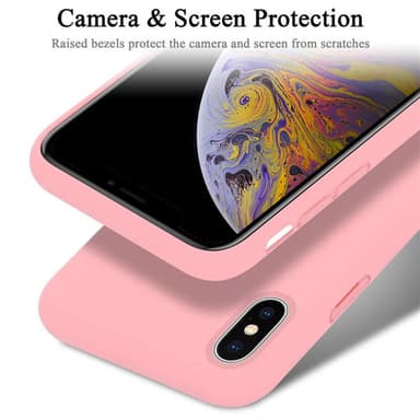 iPhone X / XS Skal Fodral Case (Rosa)