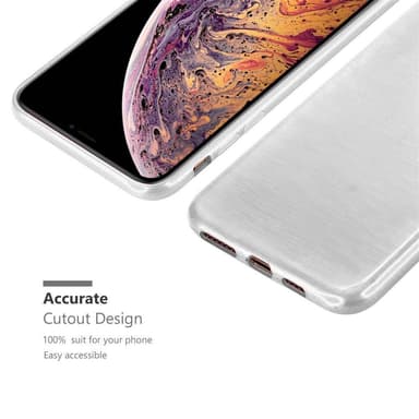iPhone XS MAX Skal Fodral Case (Silver)