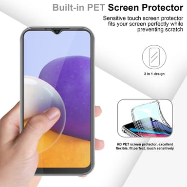 Skal Samsung Galaxy A22 5G Fodral Case (Transparent)