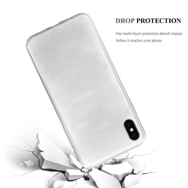 iPhone XS MAX Skal Fodral Case (Silver)