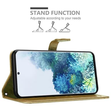 Samsung Galaxy S20 Plånboksfodral Skal (Guld)