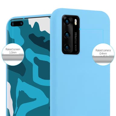 Skal Huawei P40 Fodral Case (Blå)