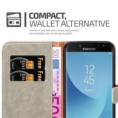Samsung Galaxy J5 2017 Plånboksfodral Skal (Brun)
