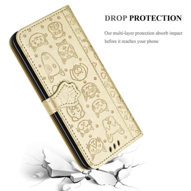 Samsung Galaxy S20 Plånboksfodral Skal (Guld)
