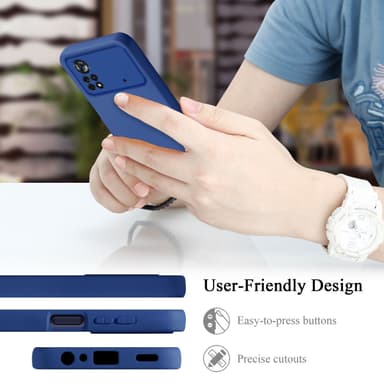 Xiaomi Poco X4 Pro Skal Fodral Case (Blå)