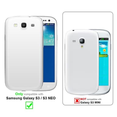 Samsung Galaxy S3 / S3 NEO Skal Fodral Case (Silver)