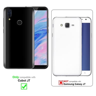 Cubot J7 Skal Fodral Case (Svart)