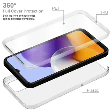 Skal Samsung Galaxy A22 5G Fodral Case (Transparent)