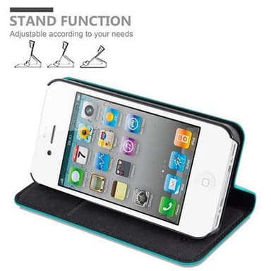 iPhone 4 / 4S Skal Fodral Case (Turkos)