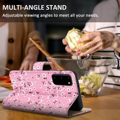 Samsung Galaxy S20 Plånboksfodral Skal (Rosa)