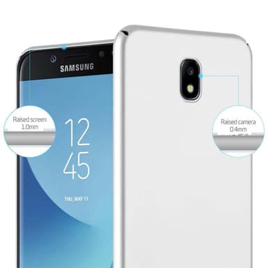 Samsung Galaxy J7 2017 Skal Fodral Case (Silver)