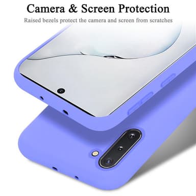 Samsung Galaxy NOTE 10 Skal Fodral Case (Lila)