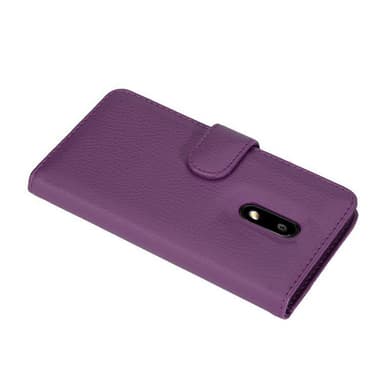 Nokia 3 2017 Plånboksfodral Skal (Lila)