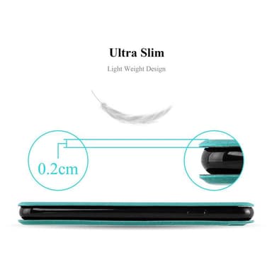 Samsung Galaxy S9 PLUS Plånboksfodral Skal (Turkos)