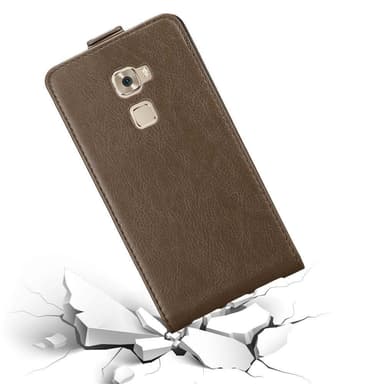 Huawei MATE S Flipfodral Skal (Brun)