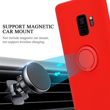 Skal Samsung Galaxy S9 Fodral Case (Röd)