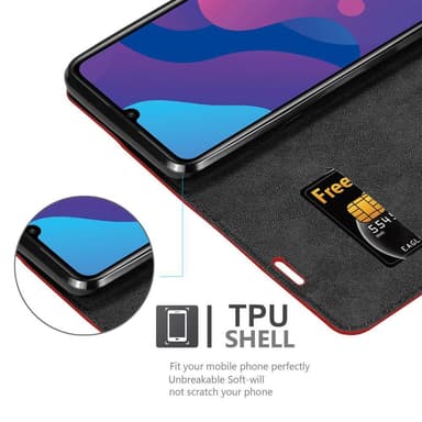 Honor PLAY 9A Skal Fodral Case (Röd)