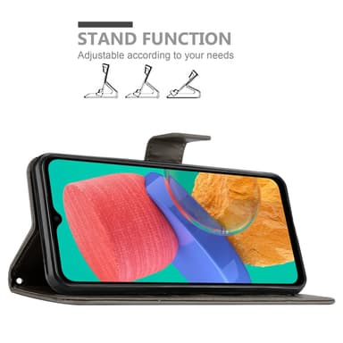 Samsung Galaxy M33 5G Plånboksfodral Skal (Grå)