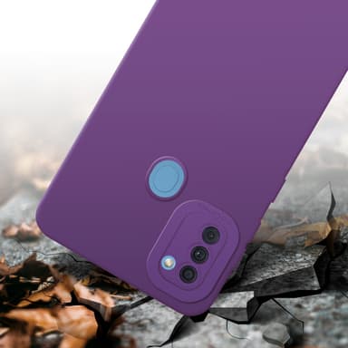 Samsung Galaxy A11 / M11 Skal Fodral Case (Lila)