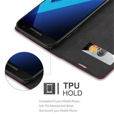 Samsung Galaxy A5 2017 Skal Fodral Case (Röd)