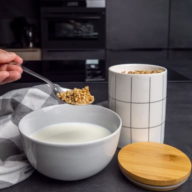 Förvaringsbehållare för te kaffe keramik (13.5 x 10 cm)