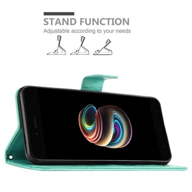 Xiaomi Mi A1 / Mi 5X Plånboksfodral Skal (Turkos)