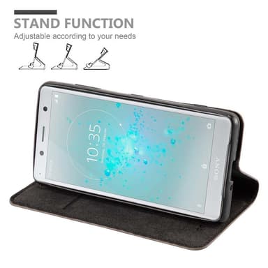 Sony Xperia XZ2 Skal Fodral Case (Brun)