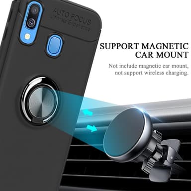 Samsung Galaxy A40 Skal Fodral Case (Svart)