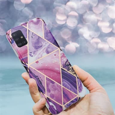 Samsung Galaxy A51 5G Plånboksfodral Skal (Lila)