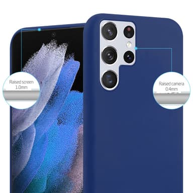 Skal Samsung Galaxy S22 ULTRA Fodral Case (Blå)