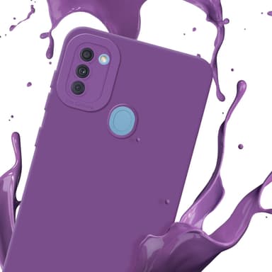 Samsung Galaxy A11 / M11 Skal Fodral Case (Lila)
