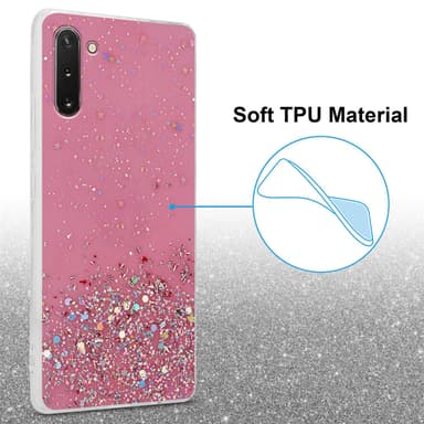 Samsung Galaxy NOTE 10 Skal Fodral Case (Rose)