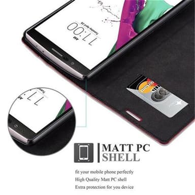 LG G4 / G4 PLUS Skal Fodral Case (Röd)