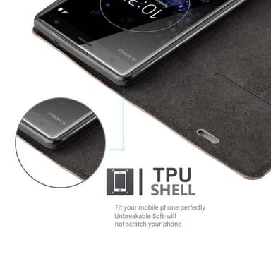 Sony Xperia XZ2 Skal Fodral Case (Brun)