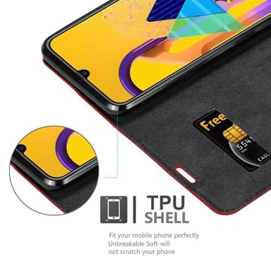 Samsung Galaxy M21 / M30s Skal Fodral Case (Röd)