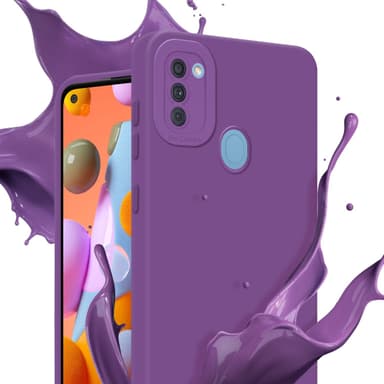 Samsung Galaxy A11 / M11 Skal Fodral Case (Lila)