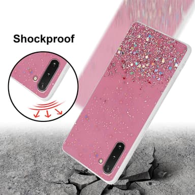 Samsung Galaxy NOTE 10 Skal Fodral Case (Rose)