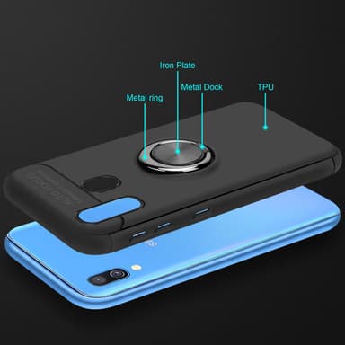 Samsung Galaxy A40 Skal Fodral Case (Svart)