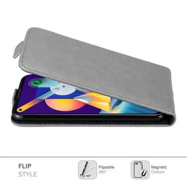 Samsung Galaxy A11 / M11 Flipfodral Skal (Grå)