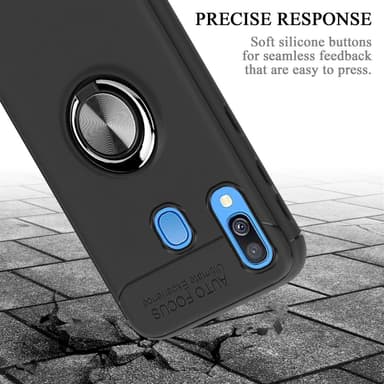 Samsung Galaxy A40 Skal Fodral Case (Svart)